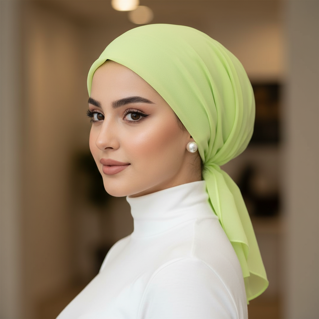 ميني شيفون سادة