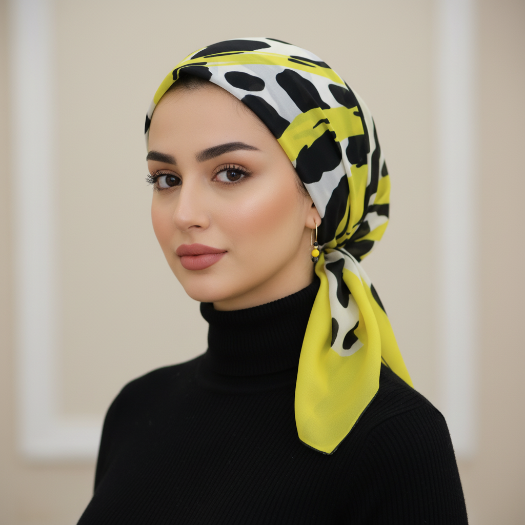ميني تاي شيفون مشجر (بندانة +توكة)