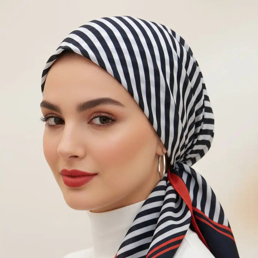 ميني تاي شيفون (بندانه+توكه) كحلي