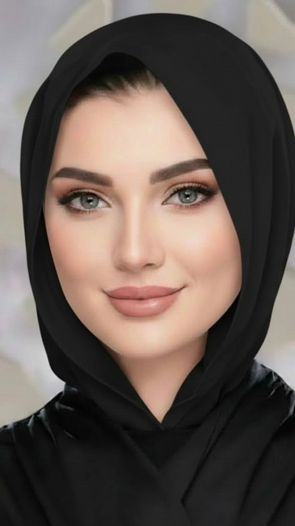 ايزي سكارف شيفون اسود