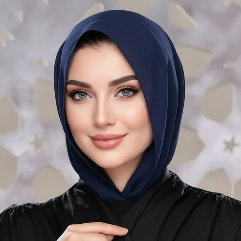 ايزي سكارف شيفون كحلي