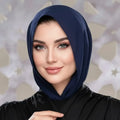 ايزي سكارف شيفون كحلي