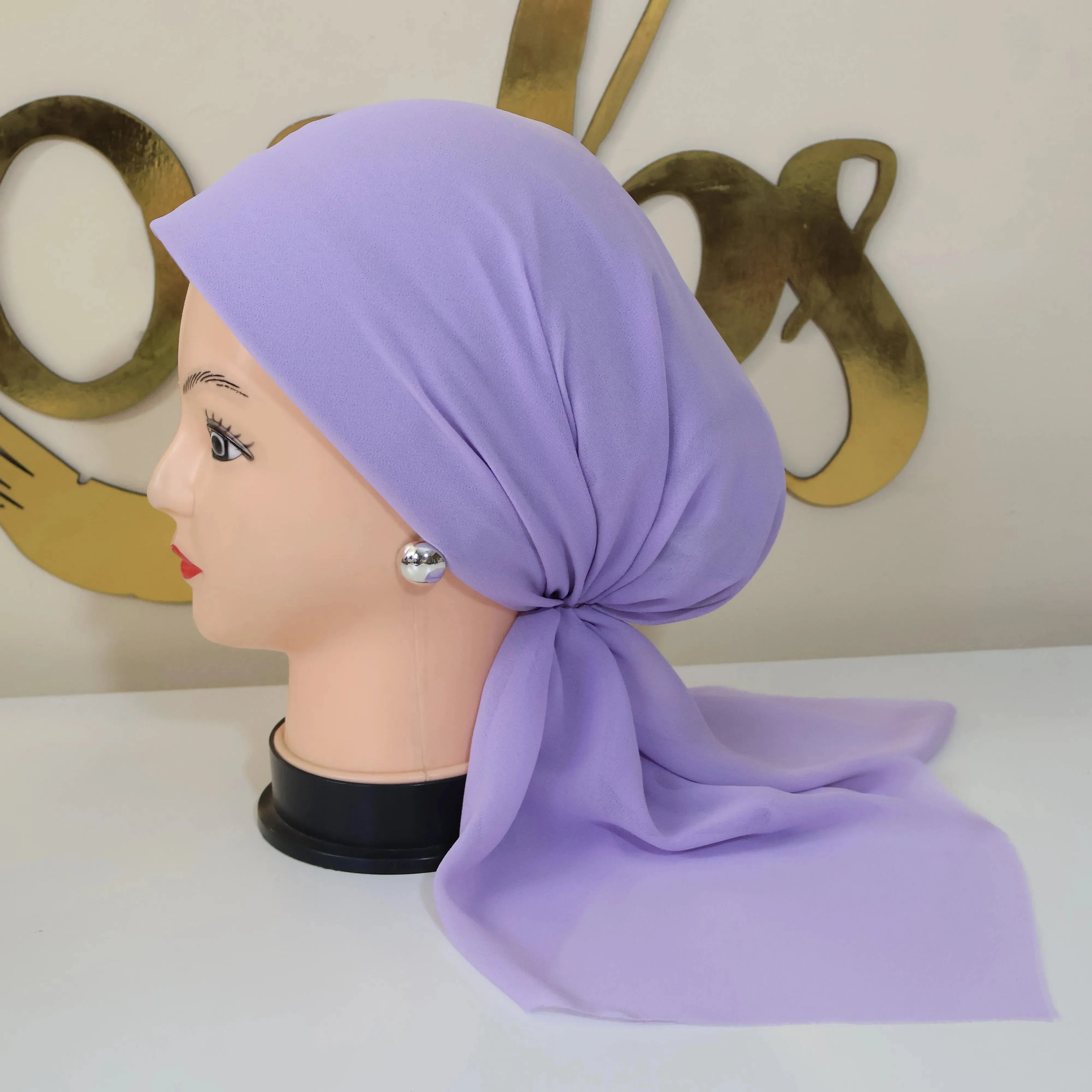 ميني تاي شيفون سادة (توكه+بندانه)