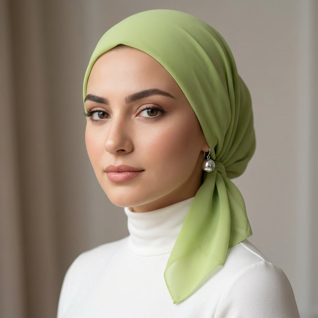 ميني تاي شيفون سادة (توكه+بندانه)