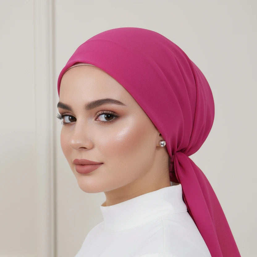 ميني تاي شيفون سادة (توكه+بندانه)