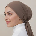 كافية غامق ميني تاي شيفون سادة (توكه+بندانه)