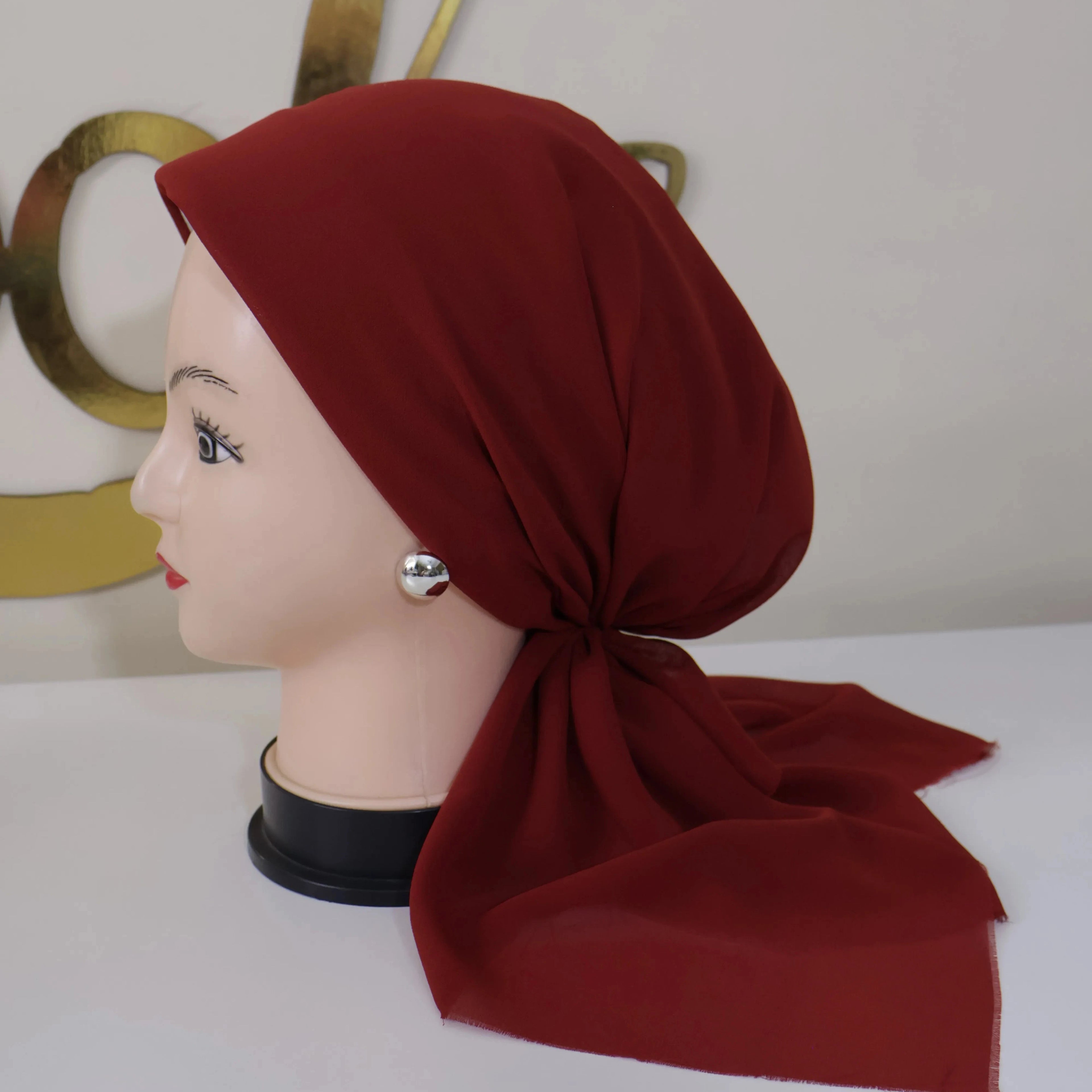ميني تاي شيفون سادة (توكه+بندانه)