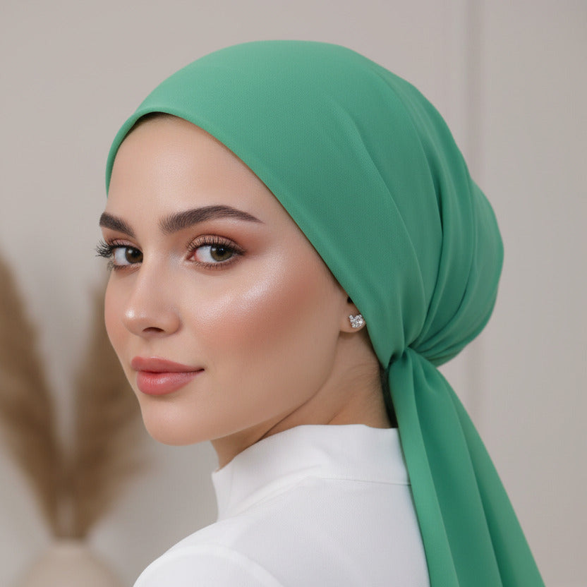 ميني تاي شيفون سادة (توكه+بندانه)