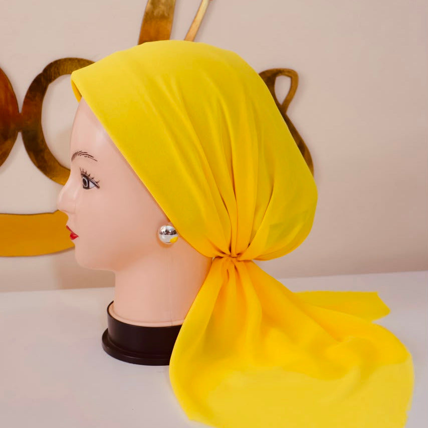 ميني تاي شيفون سادة (توكه+بندانه)