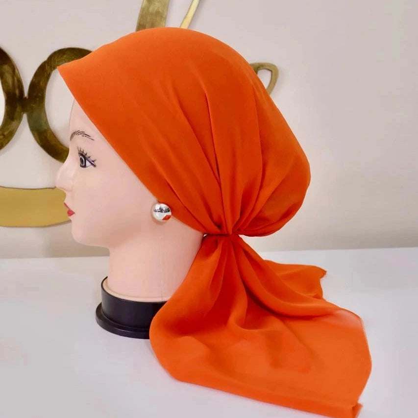 ميني تاي شيفون سادة (توكه+بندانه)