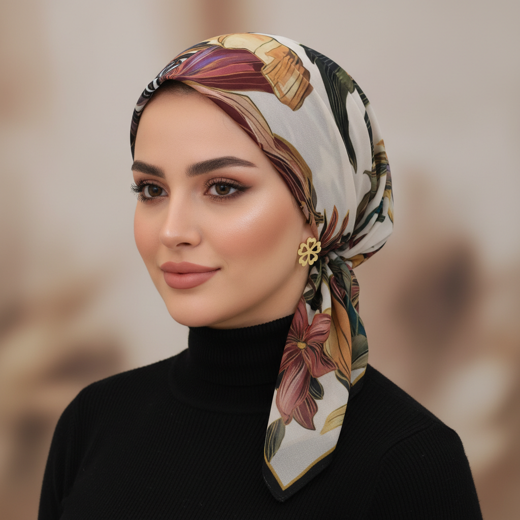 ميني تاي شيفون مشجر (بندانة +توكة)