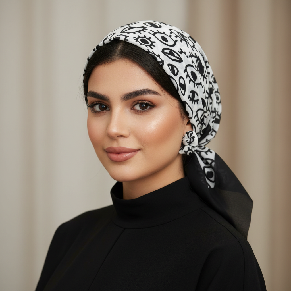 ميني تاي شيفون مشجر (بندانة +توكة)