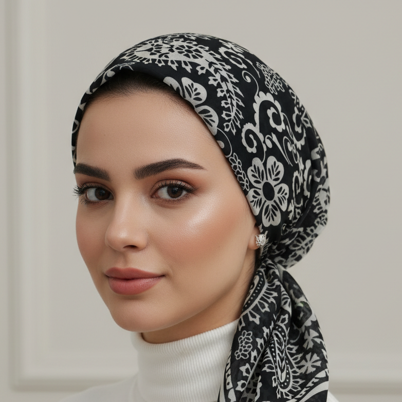 ميني تاي شيفون مشجر (بندانة +توكة)