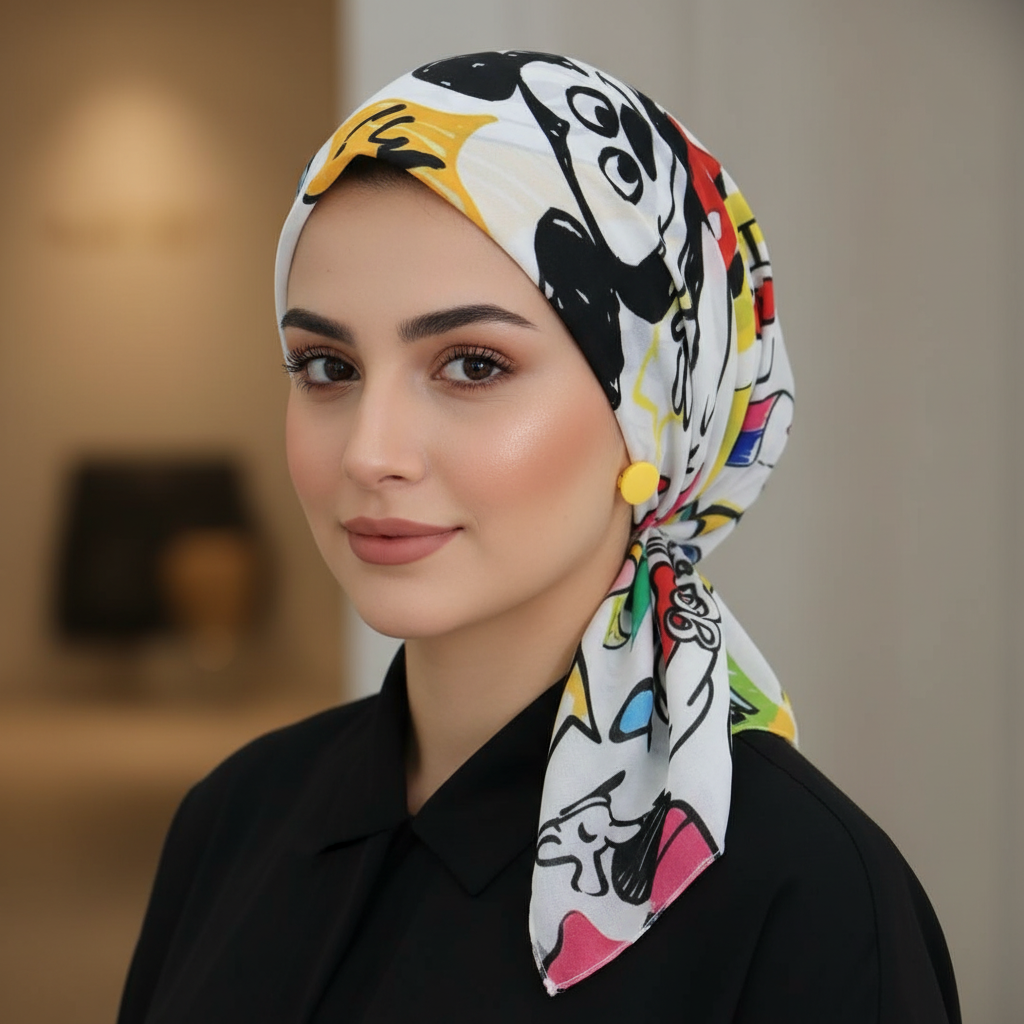 ميني تاي شيفون مشجر (بندانة +توكة)