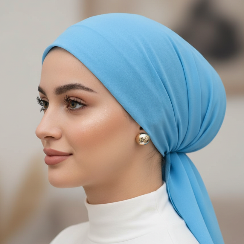 ميني تاي شيفون سادة (توكه+بندانه)