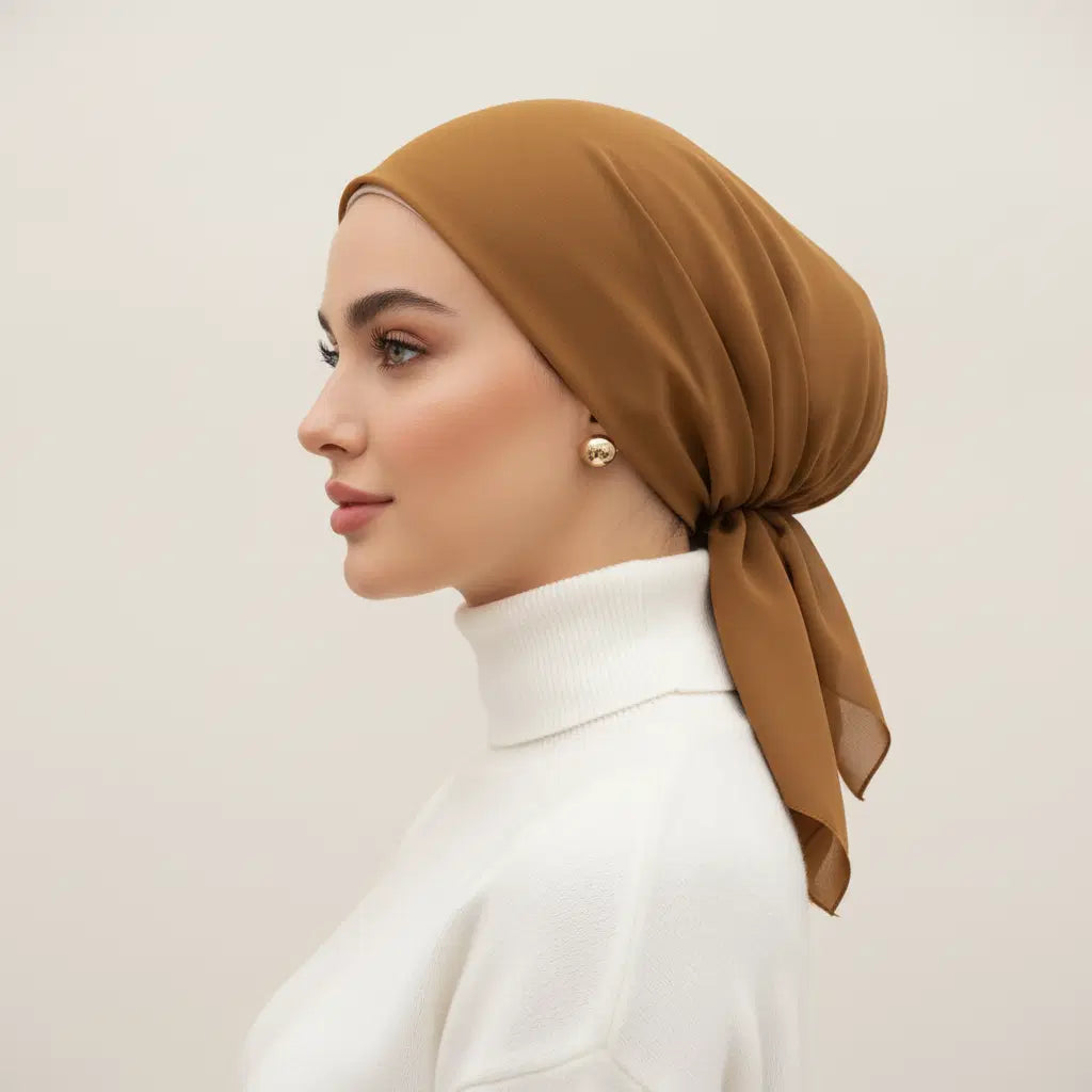 ميني تاي شيفون سادة (توكه+بندانه)