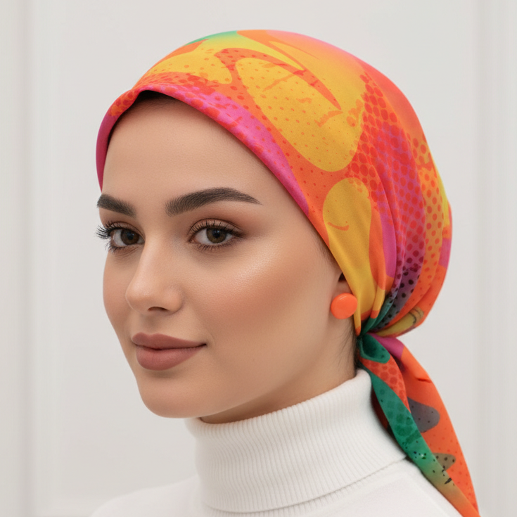 ميني تاي شيفون مشجر (بندانة +توكة)