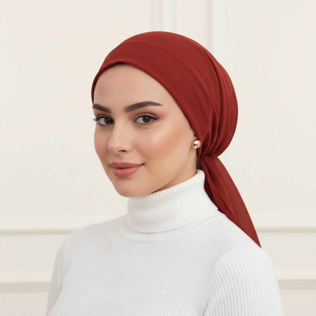 ميني تاي شيفون سادة (توكه+بندانه)