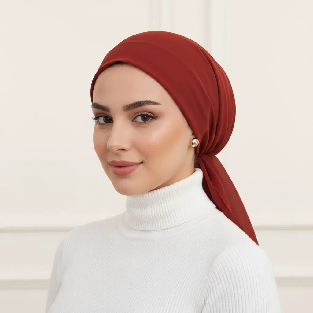 ميني تاي شيفون سادة (توكه+بندانه)