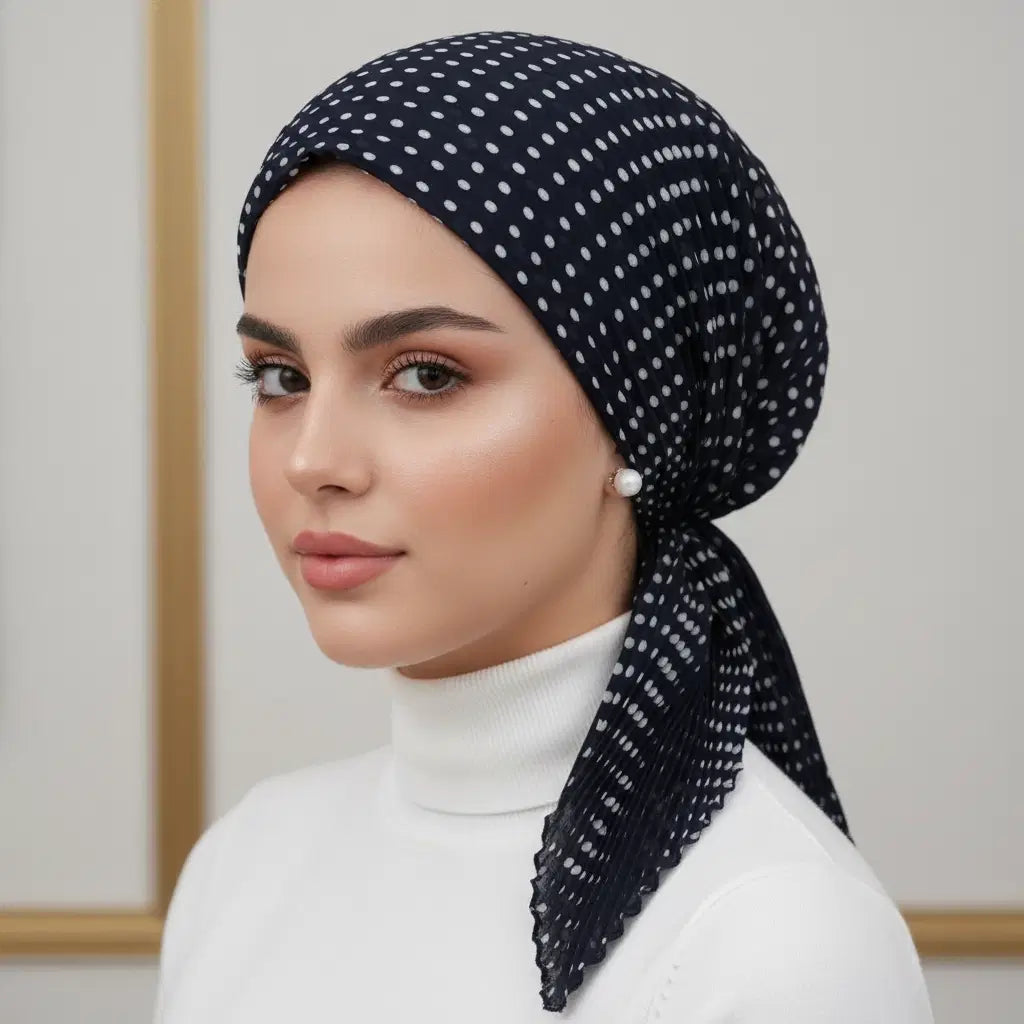 ميني شيفون بليسية كحلي