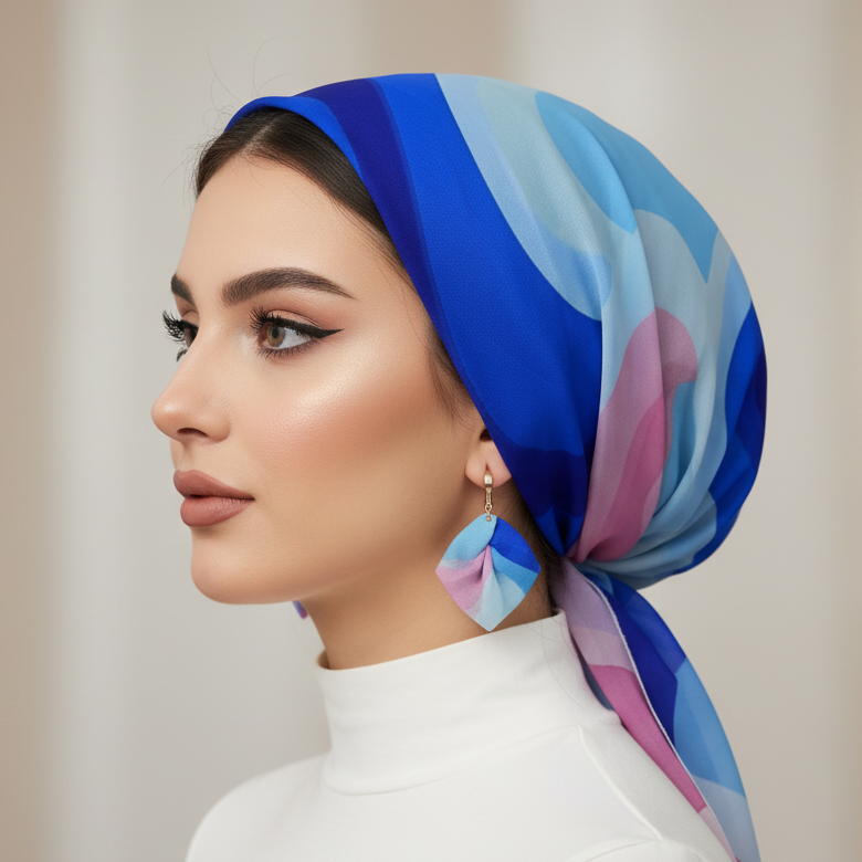 ميني تاي شيفون مشجر (بندانة +توكة)